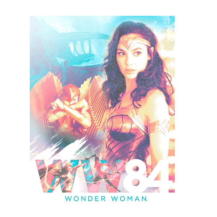 Fifth Sun Men's Wonder Woman 1984 WW84 Collage T-Shirt
