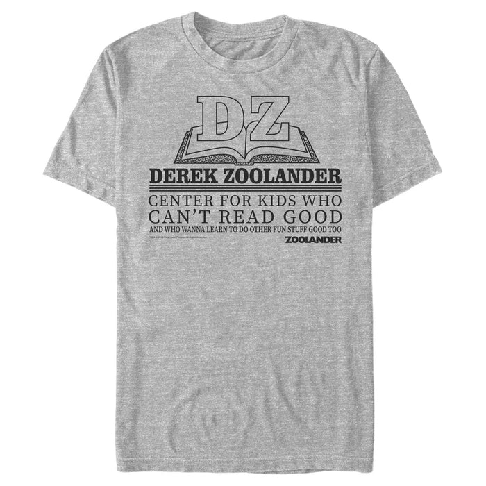 fifth sun Men's Zoolander Center for Kids Who Can't Read Good T-Shirt