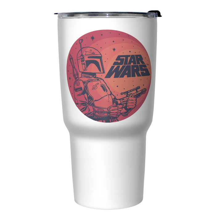 fifth sun Star Wars Boba Fett Circle Stainless Steel Tumbler With Lid