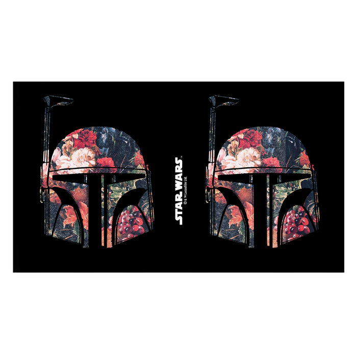 Fifth Sun Star Wars Boba Fett Floral Print Helmet Stainless Steel Water Bottle