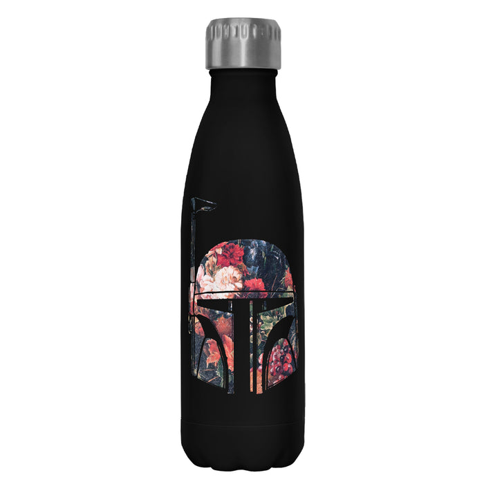 fifth sun Star Wars Boba Fett Floral Print Helmet Stainless Steel Water Bottle