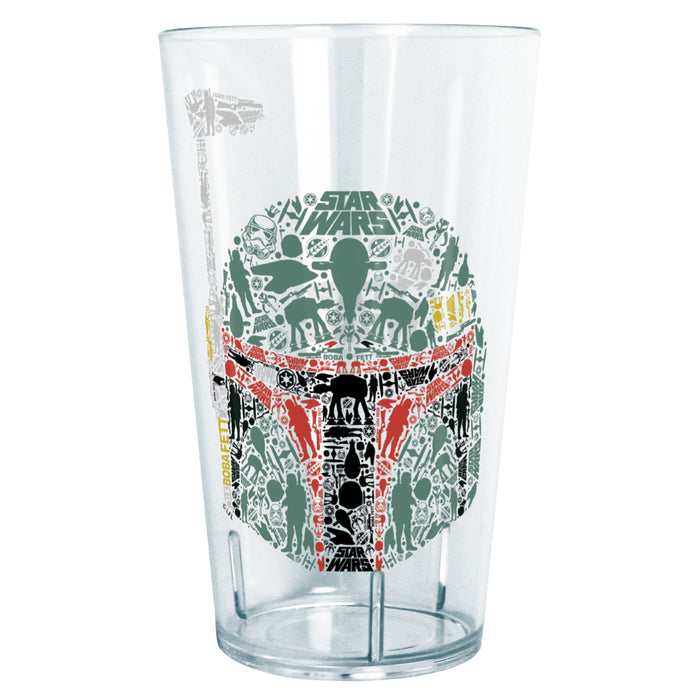 fifth sun Star Wars Boba Fett Silhouette Helmet Fill Tritan Drinking Cup