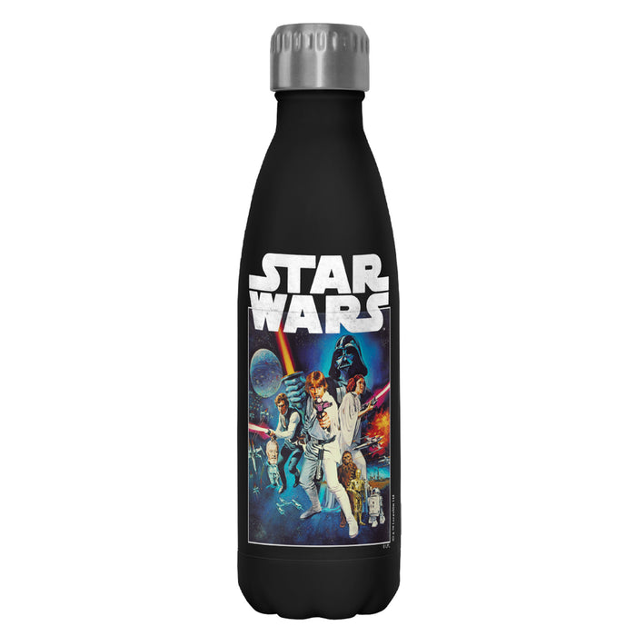 fifth sun Star Wars Classic Poster Stainless Steel Water Bottle