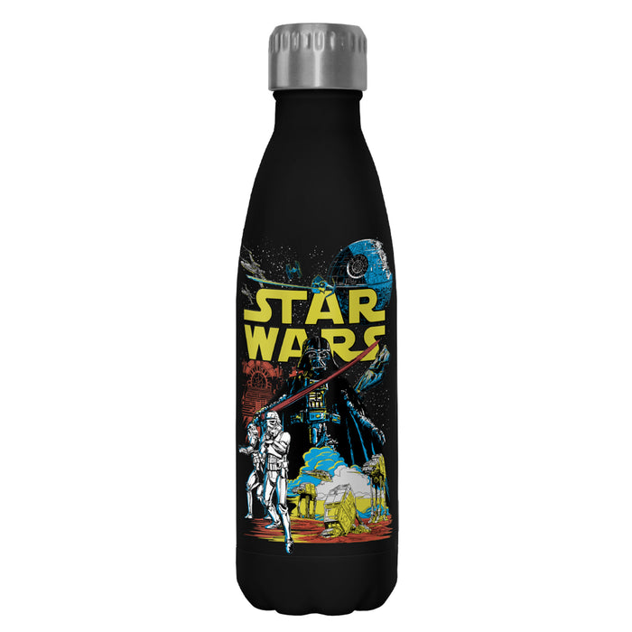 fifth sun Star Wars Classic Rebel Poster Stainless Steel Water Bottle