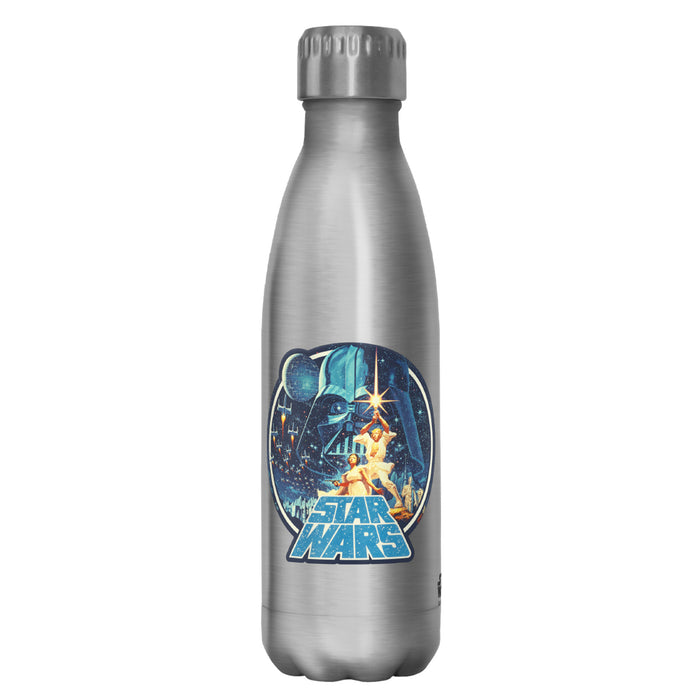 fifth sun Star Wars Classic Scene Circle Stainless Steel Water Bottle