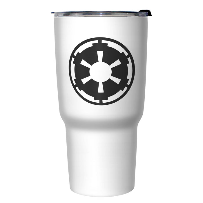 Fifth Sun Star Wars Dark Side Empire Emblem Stainless Steel Tumbler With Lid