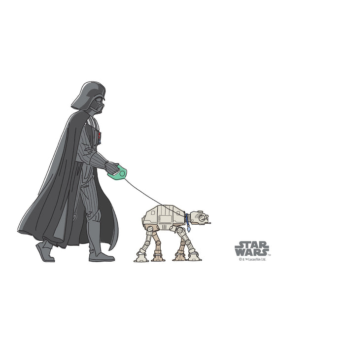 Fifth Sun Star Wars Darth Vader AT-AT Walking The Dog Stainless Steel Water Bottle