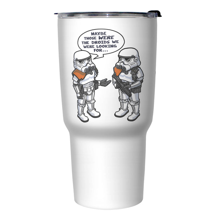 fifth sun Star Wars Maybe Those Were the Droids We Were Looking For Stainless Steel Tumbler With Lid