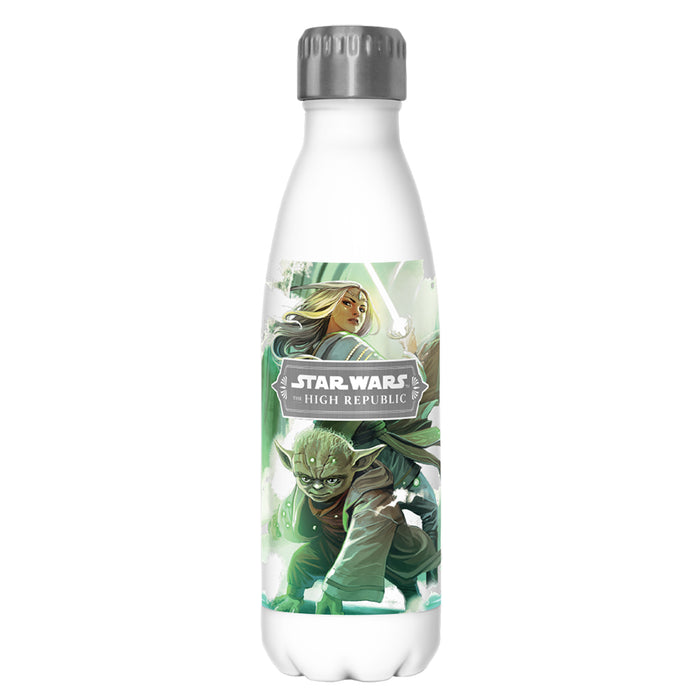 fifth sun Star Wars The High Republic Yoda and Avar Kriss Stainless Steel Water Bottle