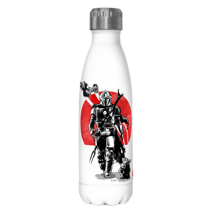 fifth sun Star Wars: The Mandalorian Big Red Sun Stainless Steel Water Bottle