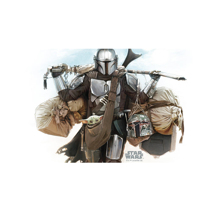 Fifth Sun Star Wars: The Mandalorian Holding It All Stainless Steel Water Bottle