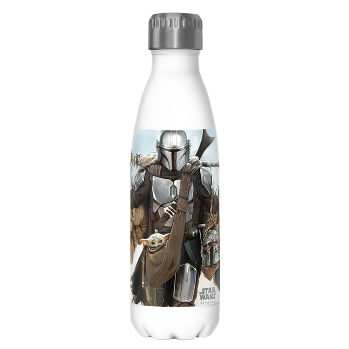 fifth sun Star Wars: The Mandalorian Holding it All Stainless Steel Water Bottle