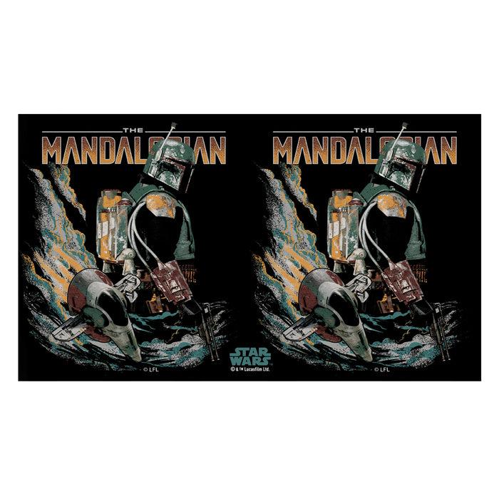 Fifth Sun Star Wars: The Mandalorian Retro Logo Stainless Steel Water Bottle