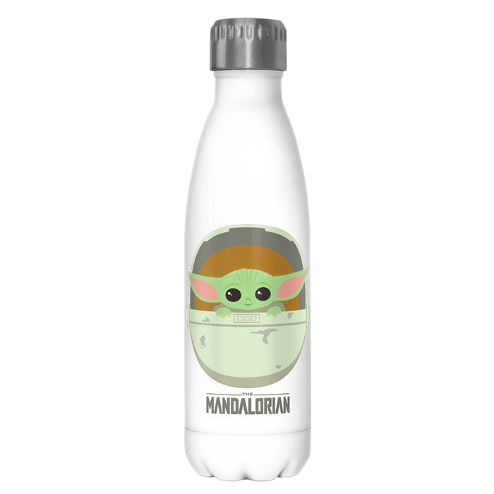 fifth sun Star Wars: The Mandalorian The Child Cartoon Art Bassinet Stainless Steel Water Bottle
