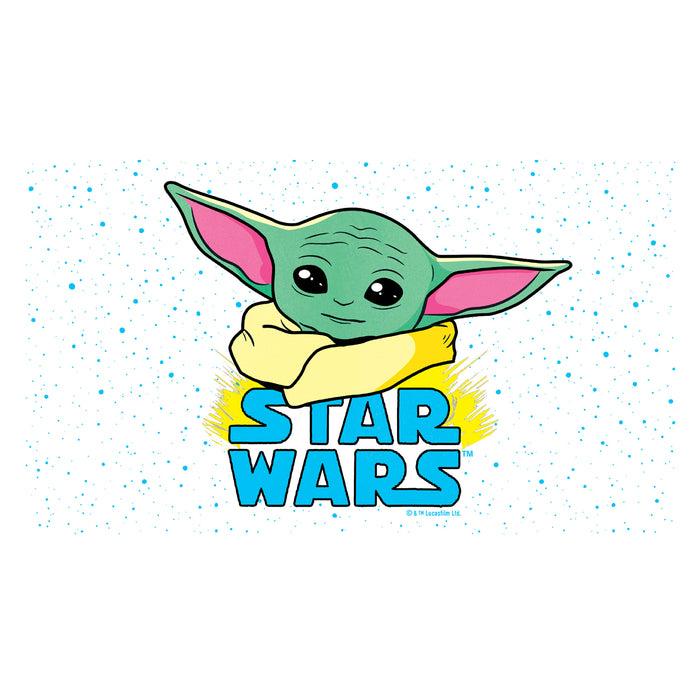 Fifth Sun Star Wars: The Mandalorian The Child Cartoon Shiny Eyes Stainless Steel Water Bottle