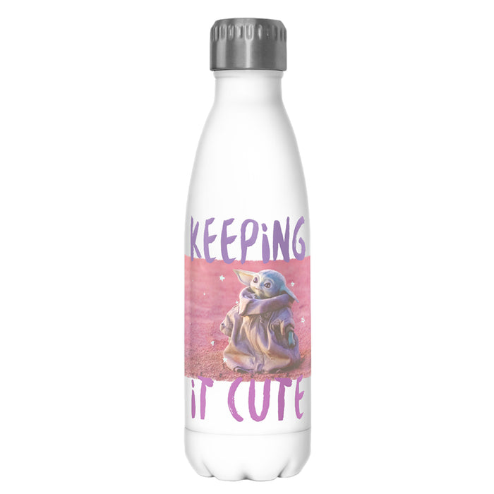 fifth sun Star Wars: The Mandalorian The Child Keeping It Cute Stainless Steel Water Bottle