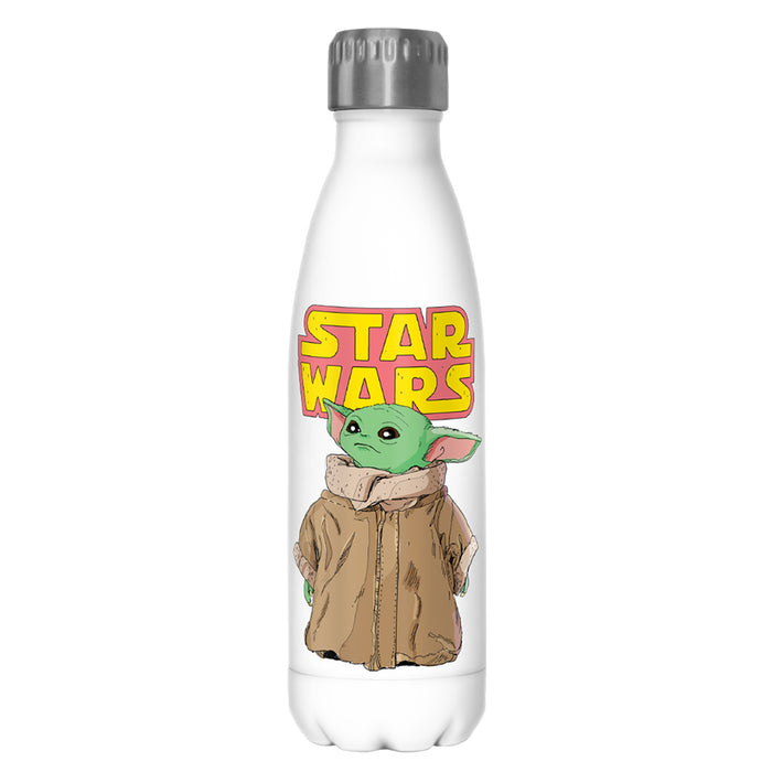 fifth sun Star Wars: The Mandalorian The Child Retro Logo Stance Stainless Steel Water Bottle