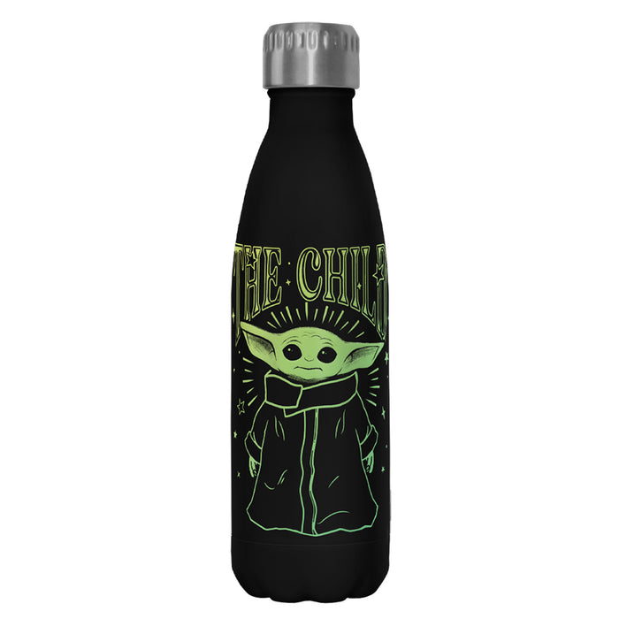 fifth sun Star Wars: The Mandalorian The Child Sparkles Stainless Steel Water Bottle