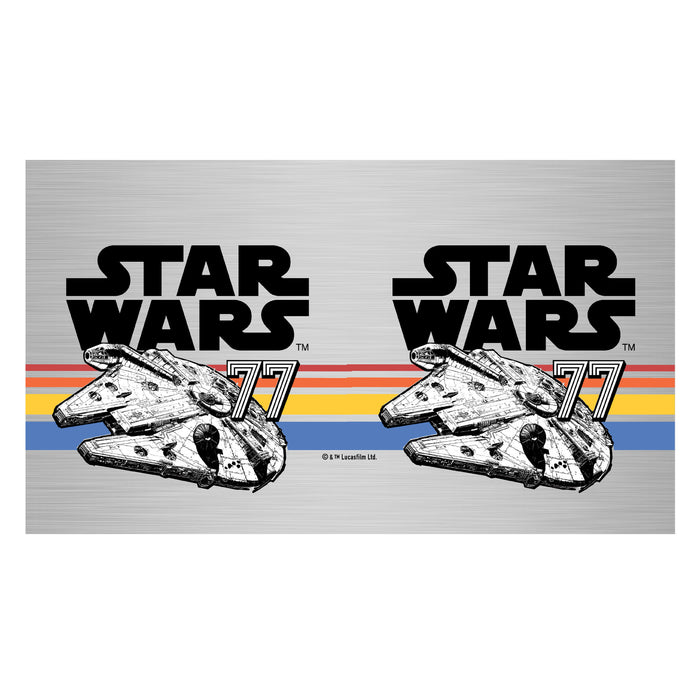 Fifth Sun Star Wars Vintage Falcon Stripes Stainless Steel Water Bottle