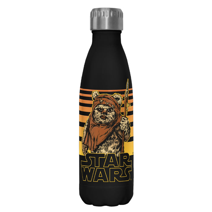 fifth sun Star Wars Wicket Ewok Stripes Stainless Steel Water Bottle