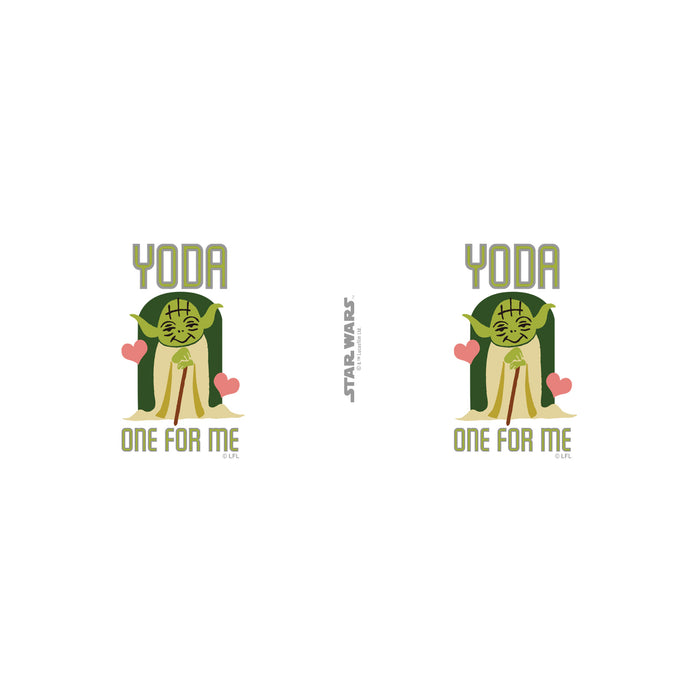 Fifth Sun Star Wars Yoda One For Me Cartoon Stainless Steel Tumbler With Lid