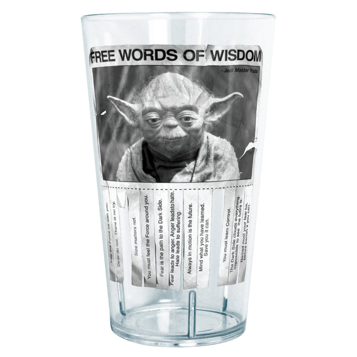 fifth sun Star Wars Yoda Words of Wisdom Tritan Drinking Cup