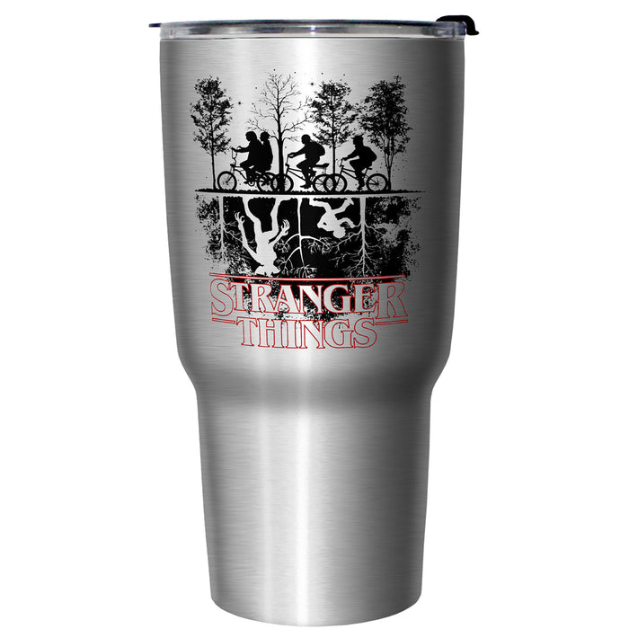 fifth sun Stranger Things Biking Logo Stainless Steel Tumbler With Lid
