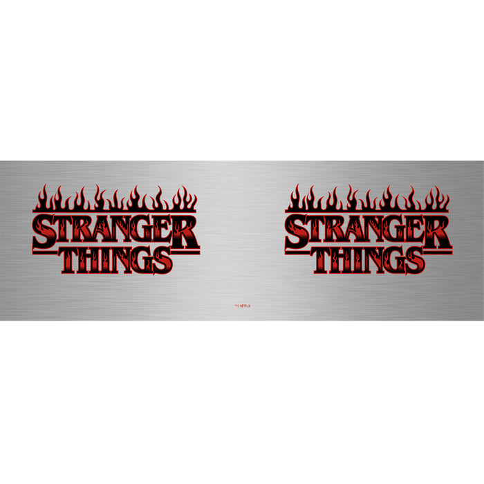 Fifth Sun Stranger Things Fiery Logo Stainless Steel Tumbler With Lid