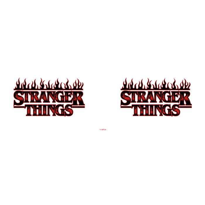 Fifth Sun Stranger Things Fiery Logo Stainless Steel Tumbler With Lid