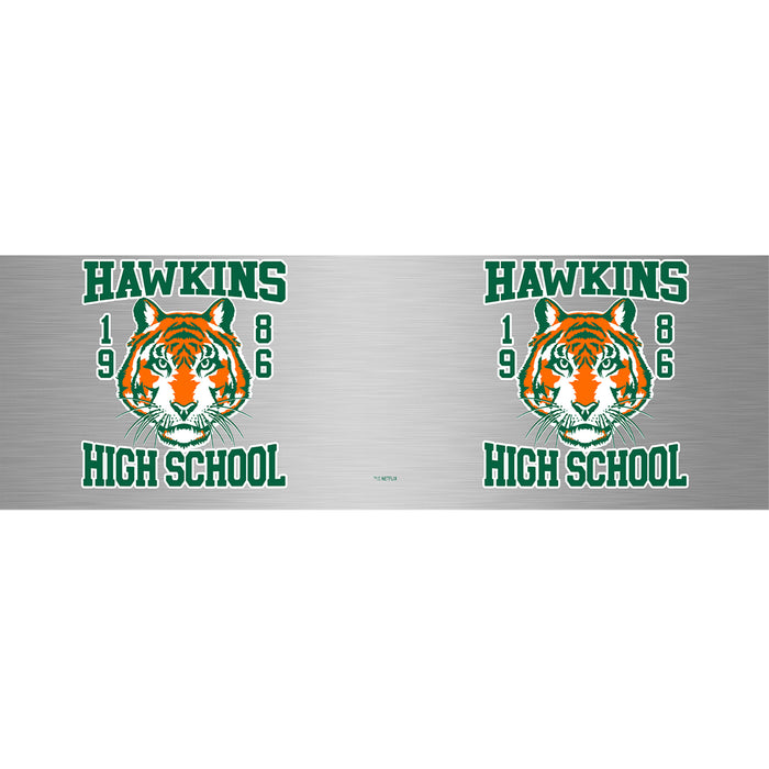 Fifth Sun Stranger Things Hawkins High School Tiger Mascot Stainless Steel Tumbler With Lid