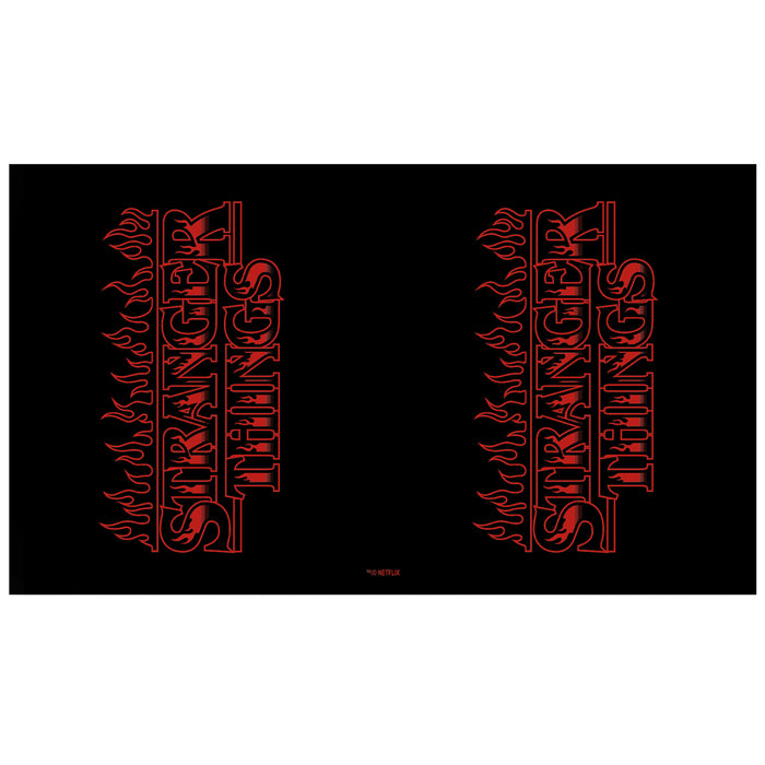 Fifth Sun Stranger Things Main Logo Flames Stainless Steel Water Bottle
