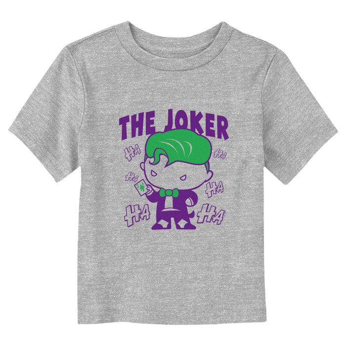 fifth sun Toddler's Batman Adorable Joker Laugh T-Shirt