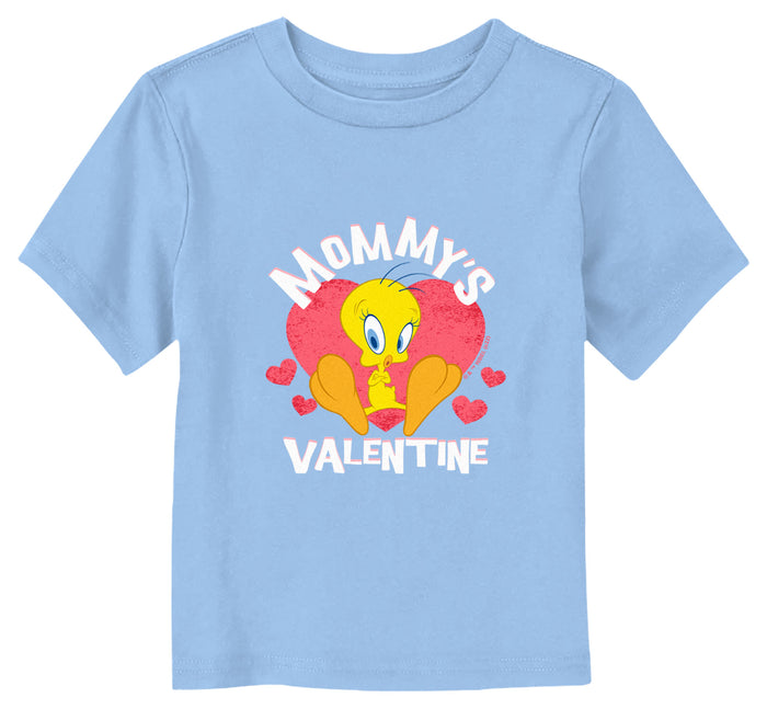 fifth sun Toddler's Looney Tunes Tweety Valentine T-Shirt