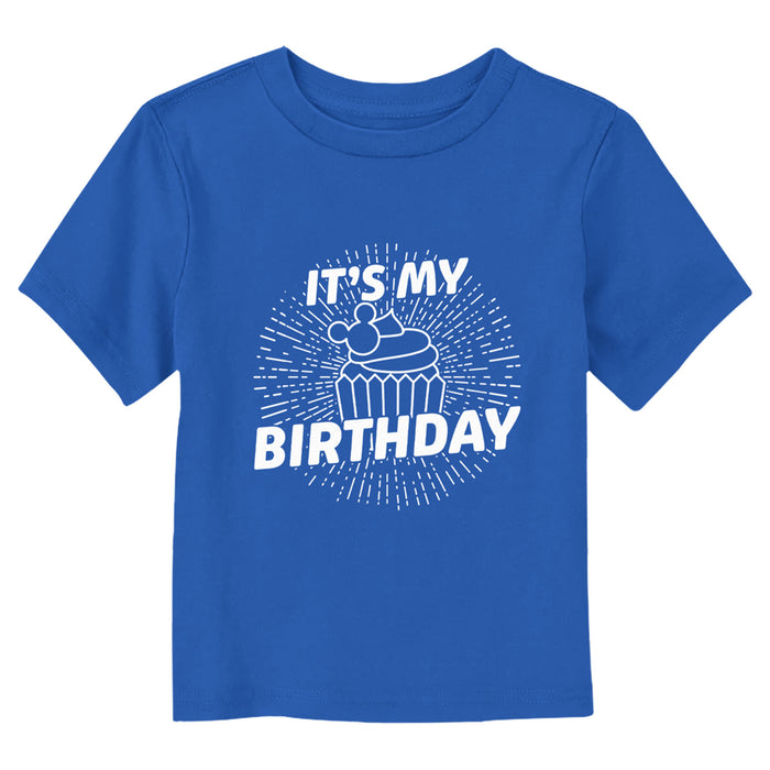 Fifth Sun Toddler's Mickey & Friends It's My Birthday Cupcake T-Shirt