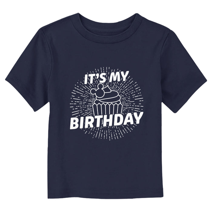 fifth sun Toddler's Mickey & Friends It's My Birthday Cupcake T-Shirt
