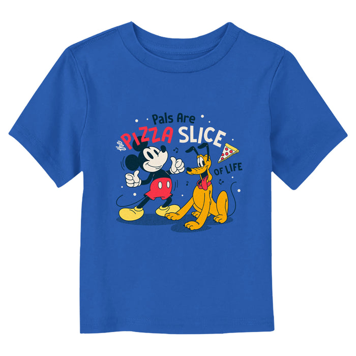 Fifth Sun Toddler's Mickey & Friends Pals Are Pizza Slice T-Shirt