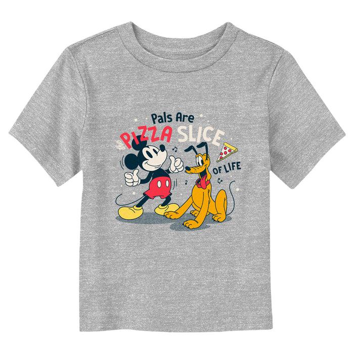 fifth sun Toddler's Mickey & Friends Pals Are Pizza Slice T-Shirt