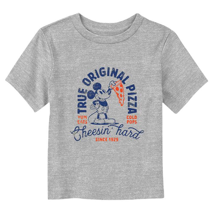 Fifth Sun Toddler's Mickey & Friends Retro True Original Pizza T-Shirt