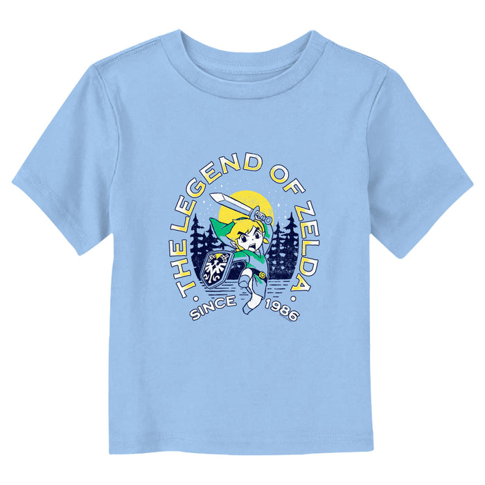 fifth sun Toddler's Nintendo Link In Action Since 1986 T-Shirt