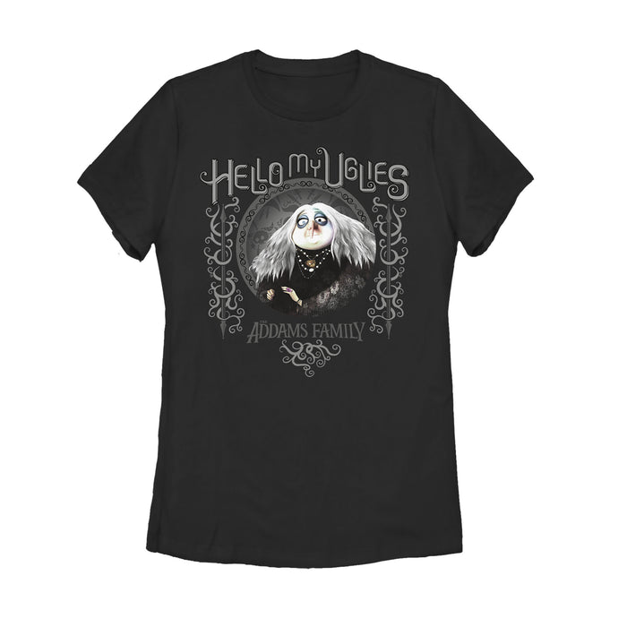 fifth sun Women's Addams Family Grandmama Hello My Uglies T-Shirt