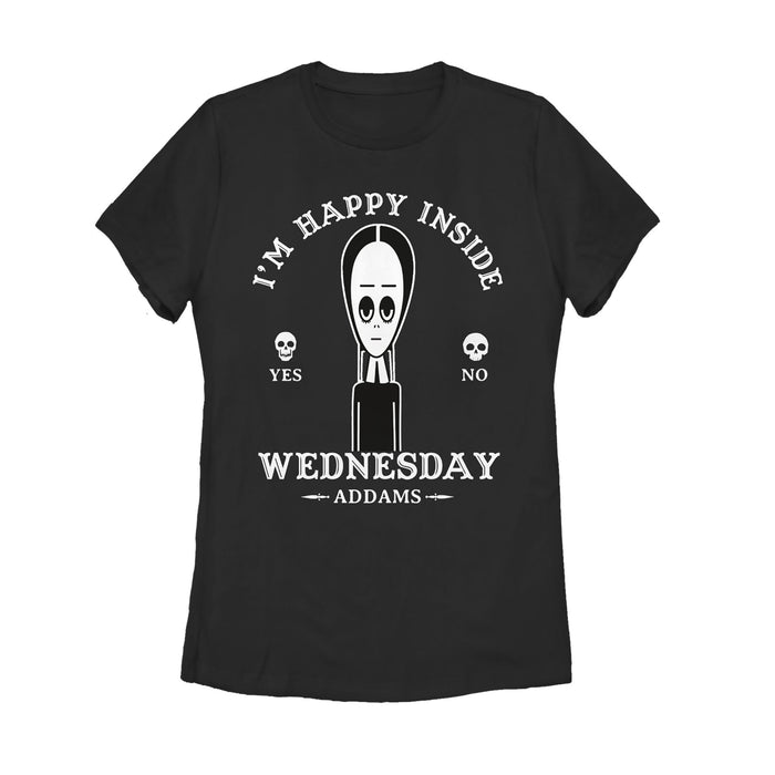 fifth sun Women's Addams Family Wednesday Happy Ouija Board T-Shirt