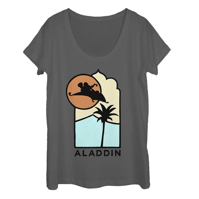 Fifth Sun Women's Aladdin Block Carpet Ride Scoop Neck