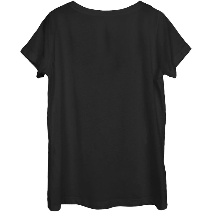 Fifth Sun Women's Aladdin Title Logo Badge Scoop Neck