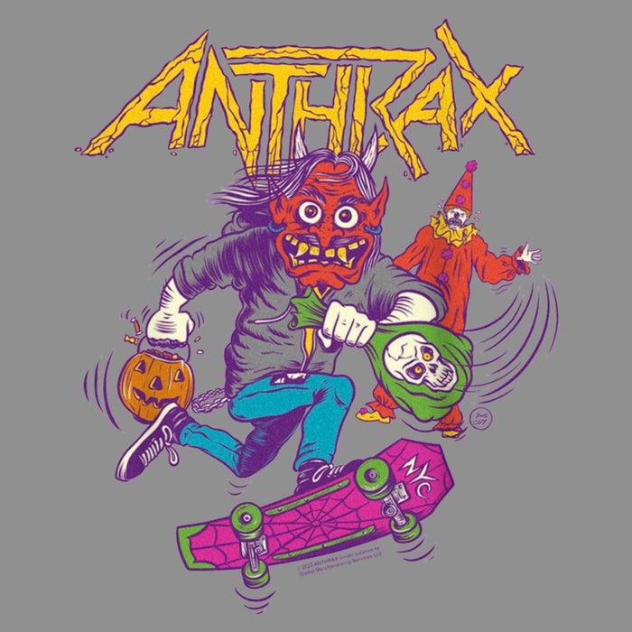 Fifth Sun Women's Anthrax Halloween Not Man Racerback Tank Top