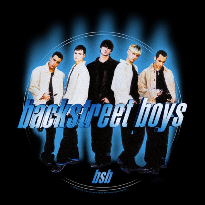 Fifth Sun Women's Backstreet Boys Blue Glowing Circle T-Shirt