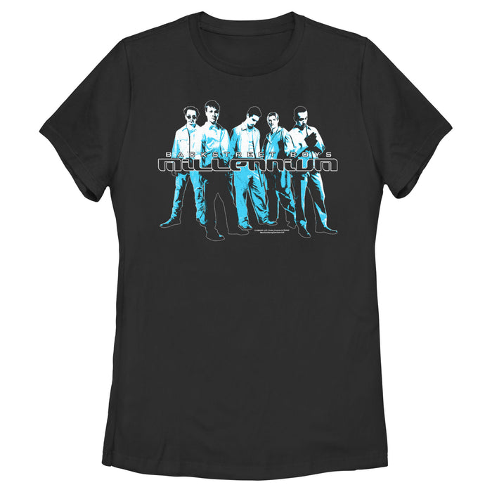 fifth sun Women's Backstreet Boys Blue Millennium T-Shirt