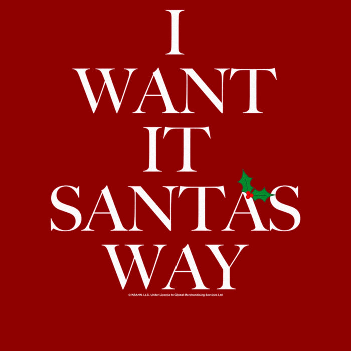 Fifth Sun Women's Backstreet Boys I Want It Santa's Way T-Shirt