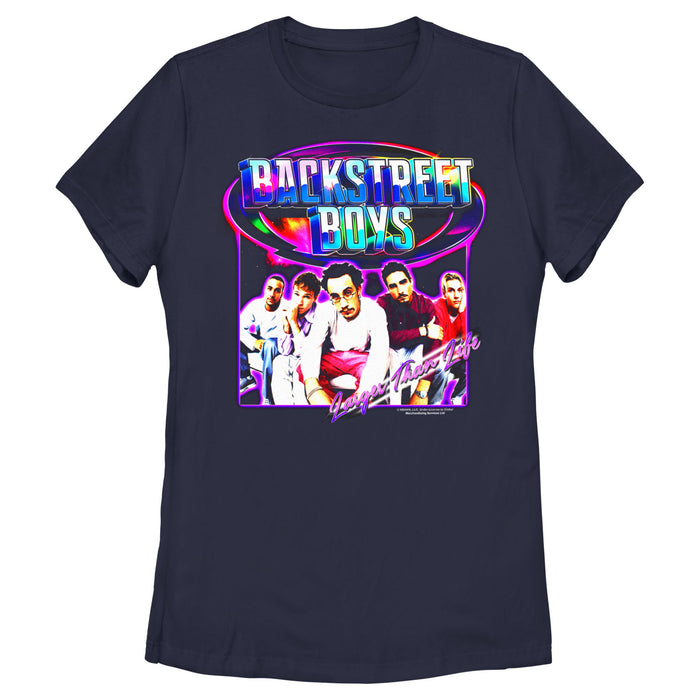 fifth sun Women's Backstreet Boys Larger Than Life T-Shirt