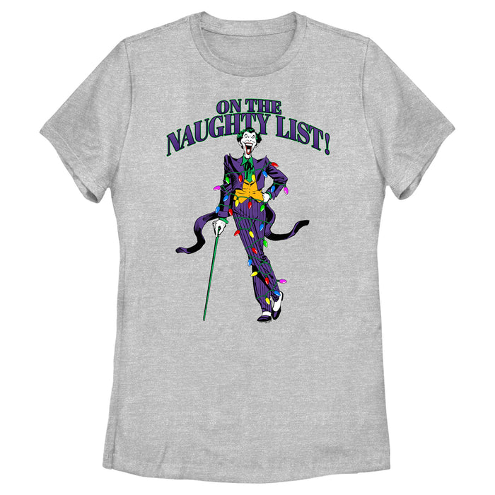 fifth sun Women's Batman On the Naughty List T-Shirt