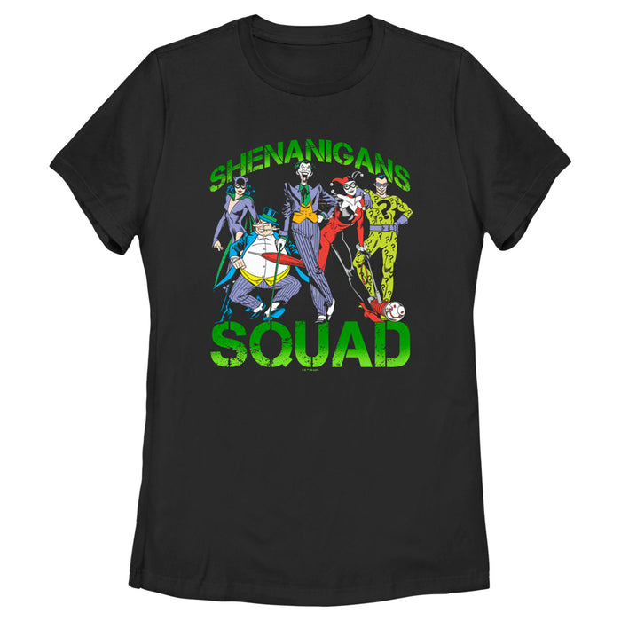 fifth sun Women's Batman St. Patrick's Day Shenanigans Squad T-Shirt